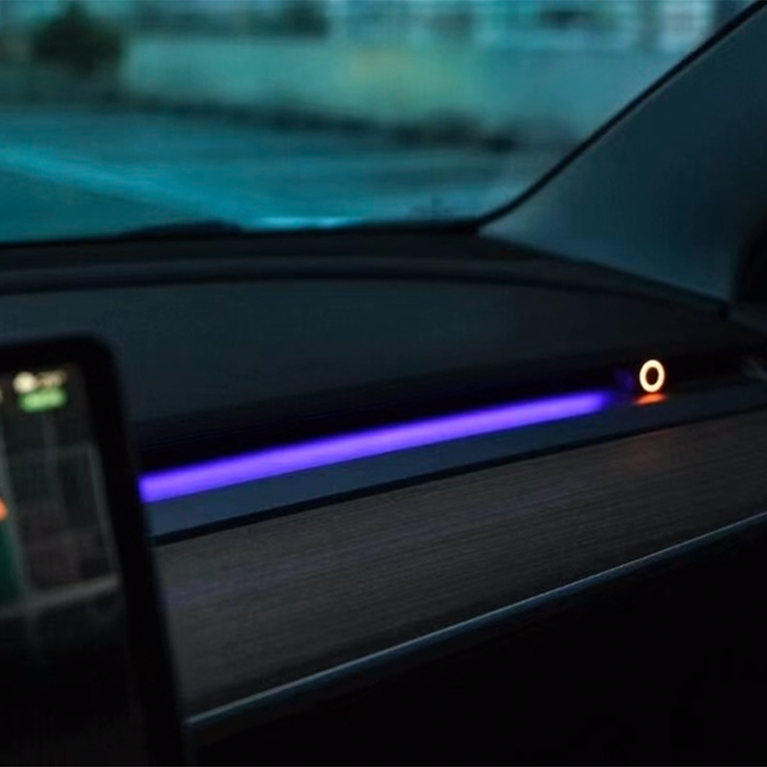 Tesla Model 3/Y Smart Ambient Lighting System – Blind Spot Alert Pro Edition