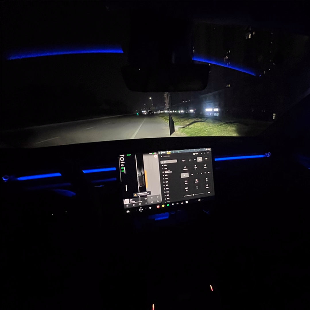 Tesla Model 3/Y Smart Ambient Lighting System – Blind Spot Alert Pro Edition