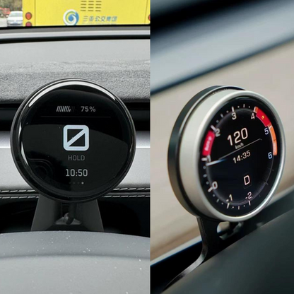 Tesla OLED Dashboard Titanium Alloy Bezel – Replaceable Upgrade Accessory